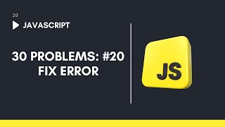 Fix Error using try catch  JavaScript 30 Project [upl. by Four318]