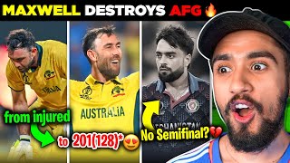 Inhe kyu TODA💀  MAXWELL Double Century  201 runs 🔥  Afghanistan vs Australia [upl. by Hube]