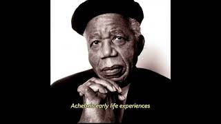 CHINUA ACHEBE A LEGEND OF AFRICAAN ICONA PACESETTER 💎 [upl. by Eniawed]