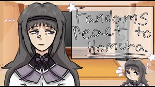 Fandoms react to Homura  14  Put on 2x speed [upl. by Mahgem]