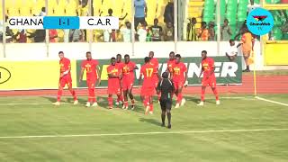 Ghana 21 Central African Republic  Goal Highlights  2023 AFCON Qualifiers [upl. by Yssirk]