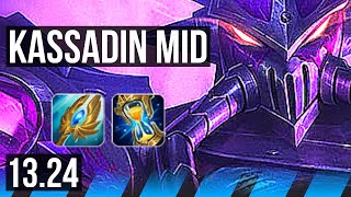 KASSADIN vs YONE MID  815 Legendary 300 games  BR Master  1324 [upl. by Alyehs]