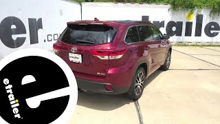 etrailer  Hopkins PlugIn Simple Vehicle Wiring Harness Installation  2018 Toyota Highlander [upl. by Lilithe350]