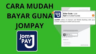 Cara Buat Bayaran JOMPAY  Senang Je  Ikut Step Ni [upl. by Atnuahc]