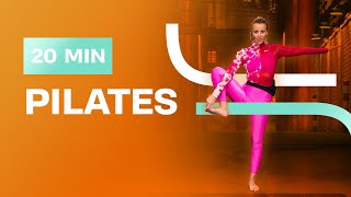 Fullbody pilates workout in 20 minuten  BasicFit [upl. by Nnaillek198]