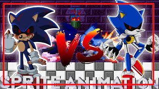 xenophanes sonic vs metal sonic sprite animation remake para ar 2 [upl. by Koehler]