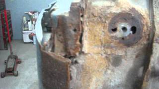 Silverado Cab rust repair Frame Video 29 [upl. by Ahtivak]