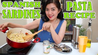 Spanish Sardines Pasta Recipe [upl. by Peirce889]