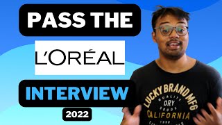 2022 Pass the LOreal Interview  LOreal Video Interview [upl. by Junna]