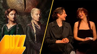 Emma DArcy and Olivia Cooke  House of the Dragon Season 2 Interview [upl. by Rakia646]