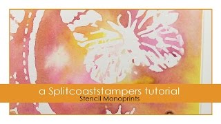 Stencil Monoprints [upl. by Alfred945]