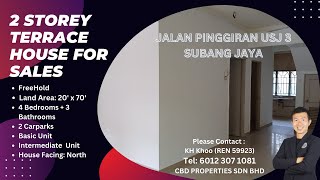 2 Storey Terrace House for Sales Jalan Pinggiran USJ 3 Subang Jaya Selangor [upl. by Austin194]