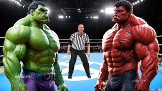 HULK VS RED HULK  EPIC BATTLE [upl. by Ahtreb]