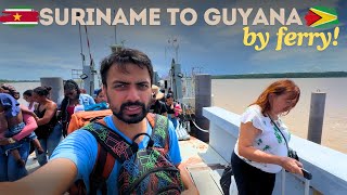 Suriname 🇸🇷 to Guyana 🇬🇾 “FERRY” Journey [upl. by Lorrimor514]