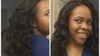 Maintain Straight Flat Ironed Natural Hair  Bantu Knot Out [upl. by Nnaoj742]