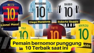 Pemain Sepak Bola No Punggung 10 Terbaik Tahun 2023 [upl. by Eimiaj]