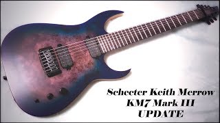 BEST 7 STRING GUITAR SCHECTER Keith Merrow KM7 MKIII BLC SOUND DEMO OILID [upl. by Ferrand]