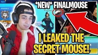 Cloakzy ACCIDENTALLY LEAKED The Secret Mouse He amp Tfue Was Using NEW FINALMOUSE Fortnite [upl. by Hazaki]