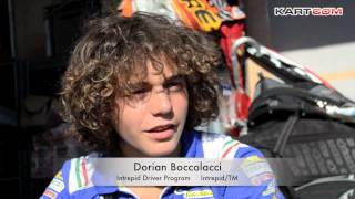 Dorian Boccolacci WSK Euro Series 2012 Zuera [upl. by Itsyrk]