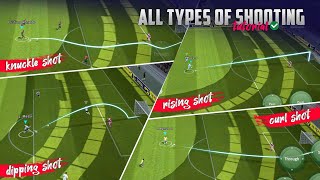 6 Types of Skill Shoot Tutorial in eFootball 2024 Mobile  Classic Control [upl. by Diskin]