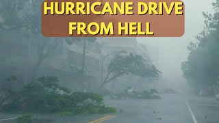 Driving In The Core Of Typhoon KRATHON  Dont Try This [upl. by Nauq]