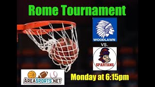 Boys Rome Tournament Woodlawn vs Waltonville [upl. by Ahsin]