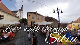 Sibiu Walking tour  Exploring the city during FITS [upl. by Dachi326]