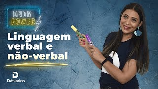 LINGUAGEM VERBAL E NÃOVERBAL  ENEM POWER [upl. by Elram449]