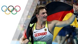 Rohler wins Germanys first javelin gold in 80 years [upl. by Nicky]