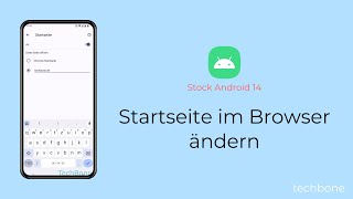 Startseite im Browser ändern Android 14 [upl. by Orsini]