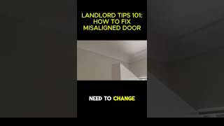 How To Fix Misaligned Doors [upl. by Andrade748]