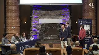 Quinnipiac University Elevator Pitch Competition Colin Anouar amp Gabriela [upl. by Eet]