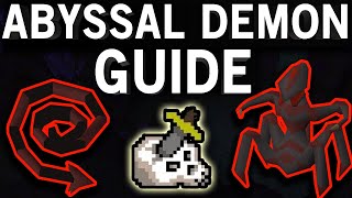 OSRS Abyssal Demon Slayer Guide  Melee Setup 2018 [upl. by Crosse450]