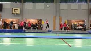 Gympa natt och dag 2014  klass 1  tumbling  omg 3 [upl. by Namya]