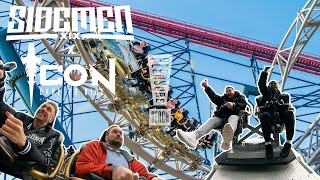 Sidemen feat Dave Take On Icon  Blackpool Pleasure Beach [upl. by Nemrac108]