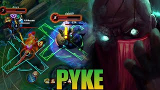 16 قتله بالمود DOUBLECAST الممتع بالاسطورة بايك  WILD RIFT PYKE [upl. by Ikkin]