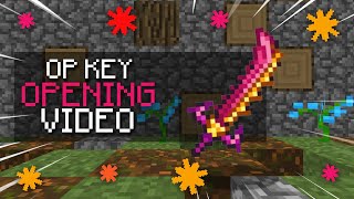 OP KEY OPENING ON THE BEST MINECRAFT PRISON SERVER [upl. by Eeramit381]