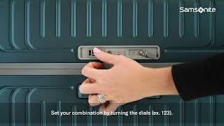 How to Reset Your Luggage Lock by Samsonite [upl. by Isak971]