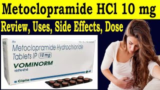 Vominorm tablet uses in hindi  Metoclopramide Hydrochloride Tablets Uses  Side Effects Dosage [upl. by Eislrahc]