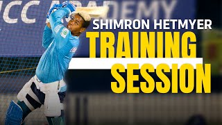 Shimron Hetmyer  Net Practice [upl. by Deys]