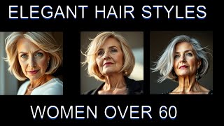 ELEGANT HAIR STYLES WOMEN OVER 60 TRENDING [upl. by Leftwich]