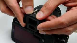 How to insert your MaximalPower CANON Eyecup Ef to your Canon Camera [upl. by Fernandina945]