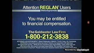 2010 GOLDWATER LAW FIRM TV COMMERCIAL REGLAN [upl. by Sille]