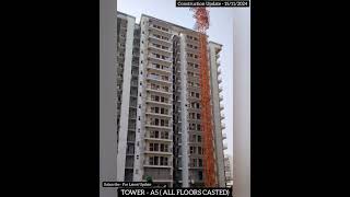 Habitat 102 Construction Update November 2024  Conscient Group  Affordable housing project Gurgaon [upl. by Aehsa949]