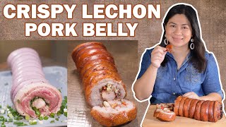 HOW TO MAKE THE BEST CRISPY LECHON PORK BELLY  Jenny’s Kitchen [upl. by Dworman]