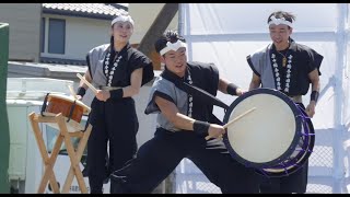 JPN Taiko Annakasogo HS Drum Team Plays ’ Bmper Crop in Annaka Marathon Festival Event [upl. by Amaj]