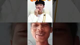 Kuch bhiiii food challenge me🤣98M Like🙏🏻shorts reaction korean roast virel youtube [upl. by Camile]