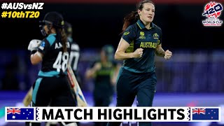 ICC Womens T20 World Cup 2024  Australia vs New Zealand  Full Highlights  AUSW vs NZW Highlights [upl. by Groos]