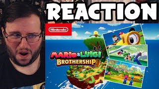 Gors quotMario amp Luigi Brothership Greetings from Concordia Trailerquot REACTION [upl. by Iow]