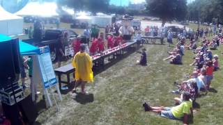 Sheboygan Brat Eating Contest 2016 Brat Days With Infinity DJ and Infinity Video Pros [upl. by Watkins]